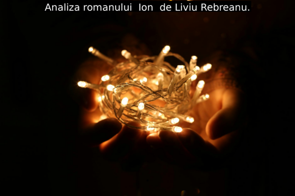 Analiza romanului  Ion  de Liviu Rebreanu.