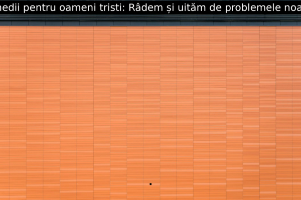 Comedii pentru oameni tristi: Râdem și uităm de problemele noastre