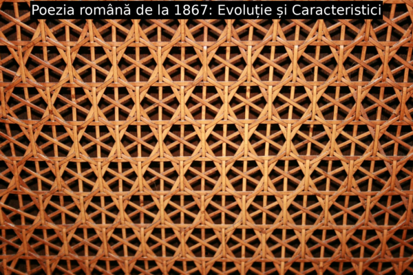 Poezia română de la 1867: Evoluție și Caracteristici