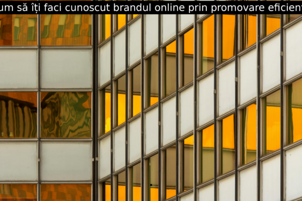 Cum să îți faci cunoscut brandul online prin promovare eficientă