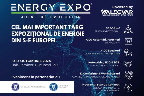 ENERGY EXPO 2024 lansează programul StartUp CONNECT și anunță sponsorii și partenerii strategici